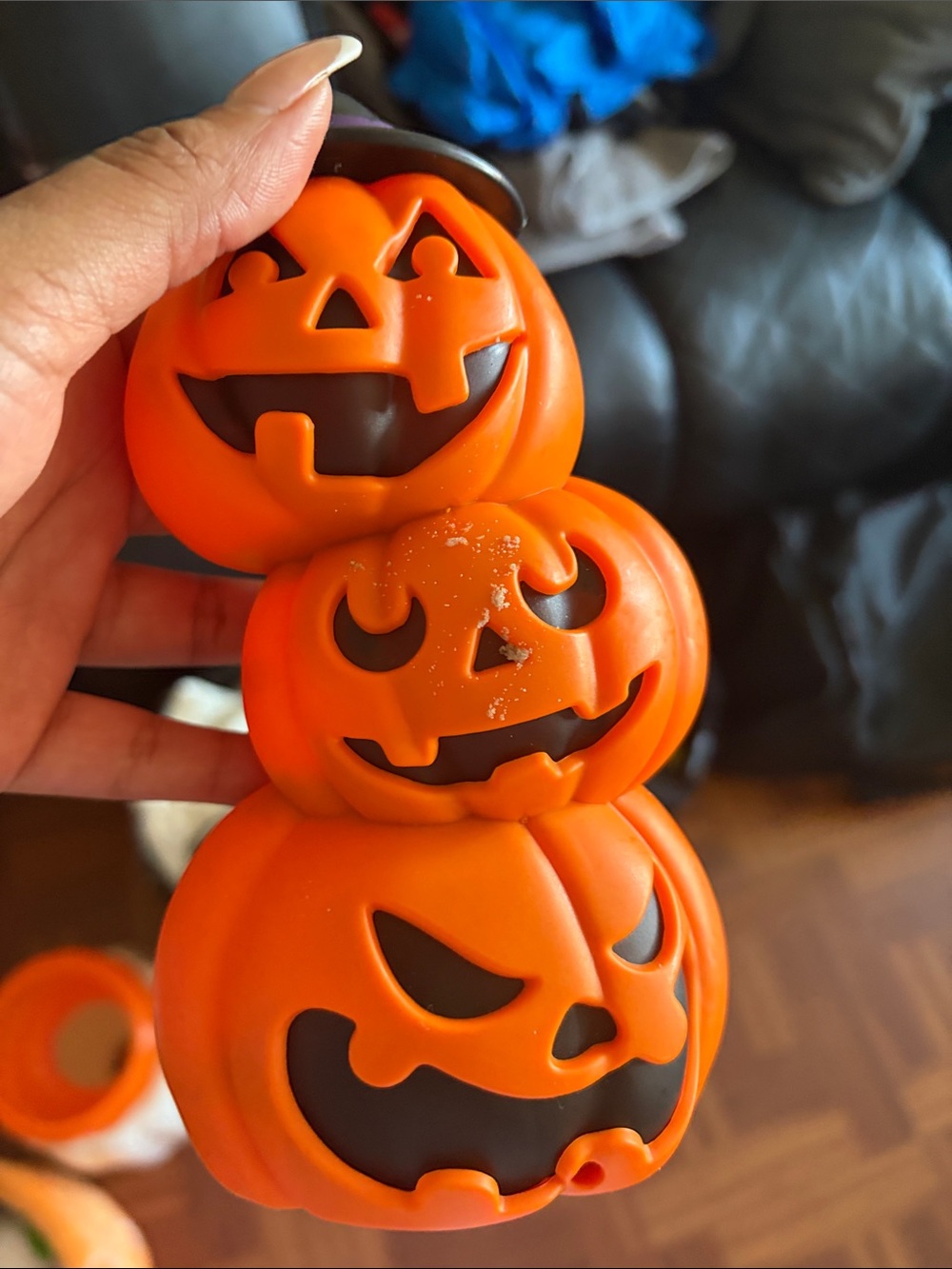 Hallmark Orange Stacked Pumpkin Halloween Accessory
